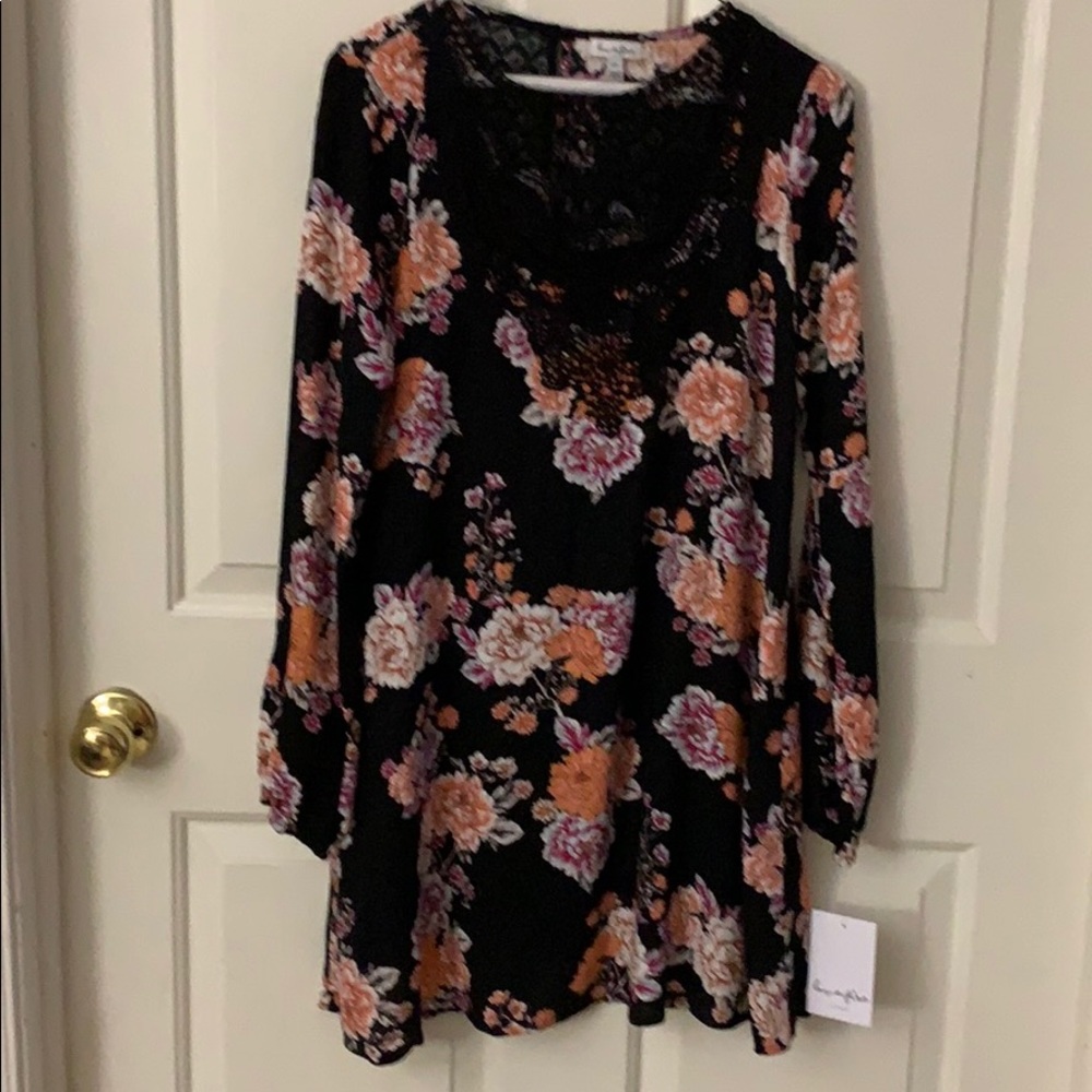 Love, Fire Dress with Removable Slip (Lining). NWT